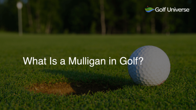 What Is a Mulligan in Golf?