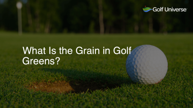 What Is the Grain in Golf Greens?