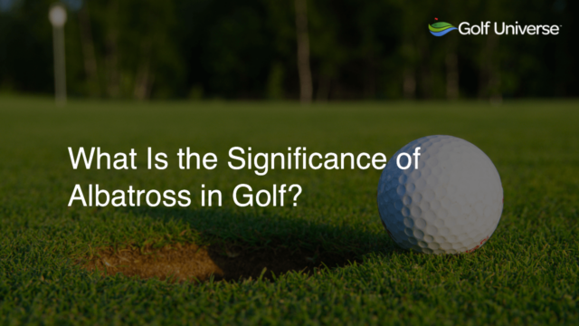 What Is the Significance of Albatross in Golf?